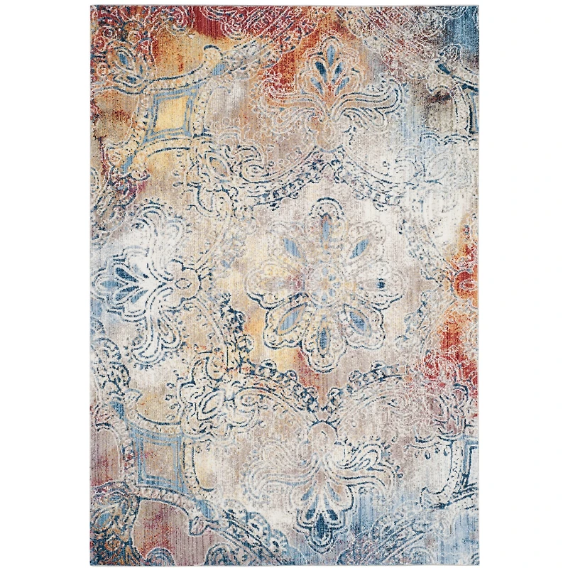 Safavieh Monray Collection Tamzen Geometric Round Area Rug