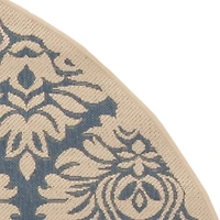 Safavieh Linden Collection Nikola Geometric RoundArea Rug