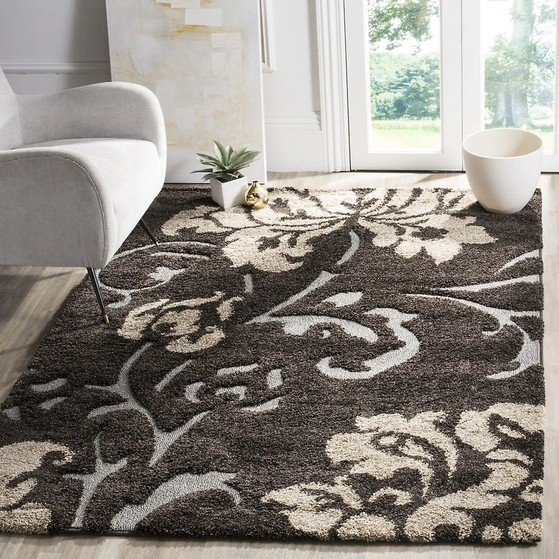 Safavieh Shag Collection Eric Geometric Area Rug