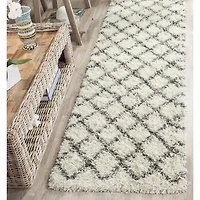 Safavieh Dallas Shag Collection Cara Geometric Runner Rug