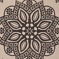 Safavieh Courtyard Collection Kimberly Oriental Indoor/Outdoor Round Area Rug