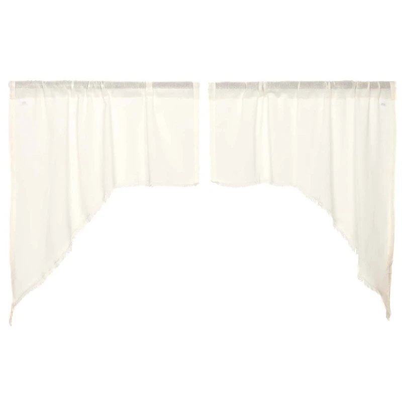 Tobacco Cloth Multi-Pack Rod Pocket Swag Valance