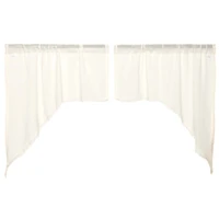 Tobacco Cloth Multi-Pack Rod Pocket Swag Valance