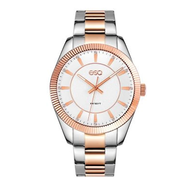 Esq Mens Two Tone Stainless Steel Bracelet Watch 37esq015501a