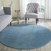 Safavieh Himalaya Collection Leptis Solid Round Area Rug
