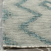 Safavieh Courtyard Collection Lexine Chevron Indoor/Outdoor Area Rug