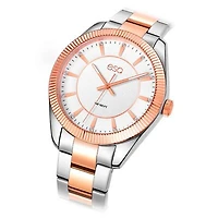 Esq Mens Two Tone Stainless Steel Bracelet Watch 37esq015501a
