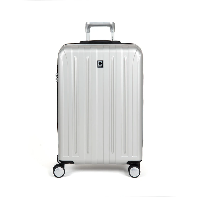 Delsey Paris Titanium Inch Hardside Expandable Checked Spinner Luggage