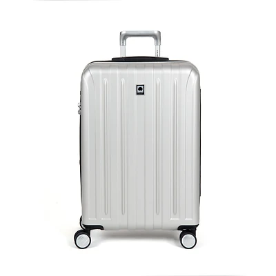Delsey Paris Titanium Inch Hardside Expandable Checked Spinner Luggage