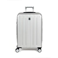 Delsey Paris Titanium Inch Hardside Expandable Checked Spinner Luggage