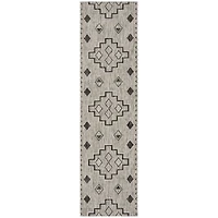 Safavieh Courtyard Collection Ambrose Geometric Indoor/Outdoor Runner Rug