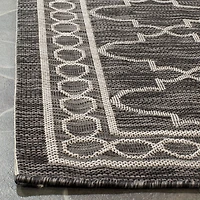 Safavieh Courtyard Collection Keeley Geometric Indoor/Outdoor Area Rug