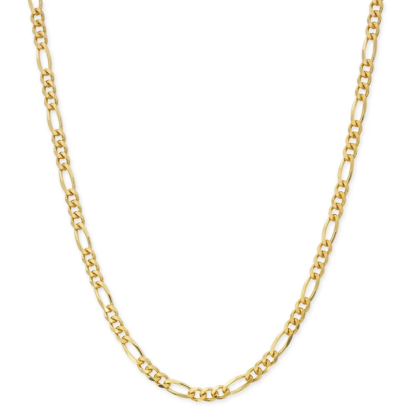 Made in Italy Womens 24K Gold Over Silver 24 Inch Link Necklace