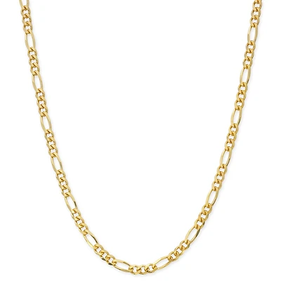 Made in Italy Womens 24K Gold Over Silver 24 Inch Link Necklace