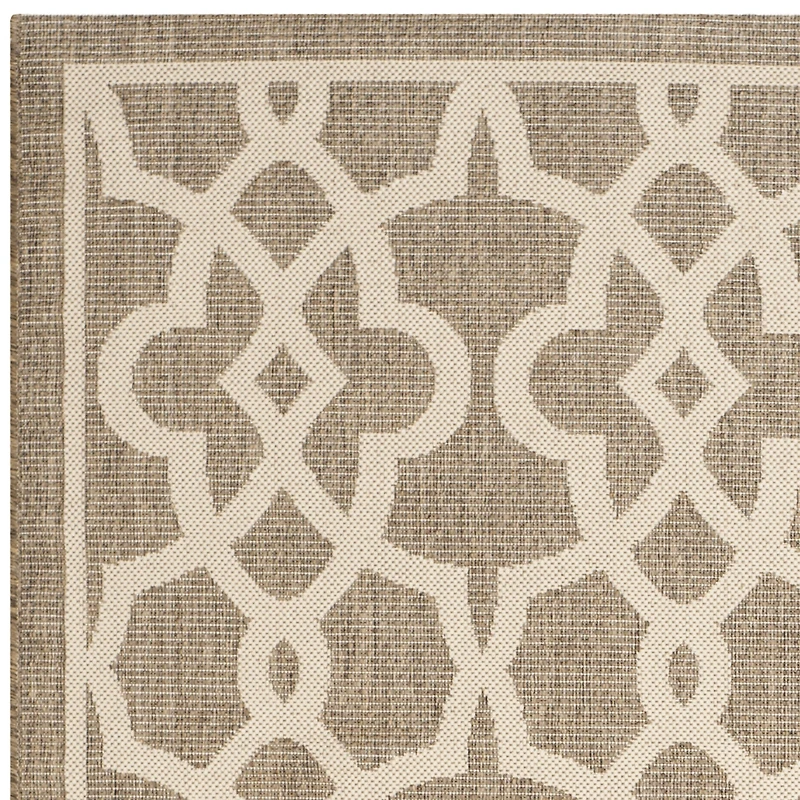 Safavieh Courtyard Collection Ariana Oriental Indoor/Outdoor Runner Rug