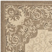 Safavieh Courtyard Collection Dorothea Oriental Indoor/Outdoor Runner Rug