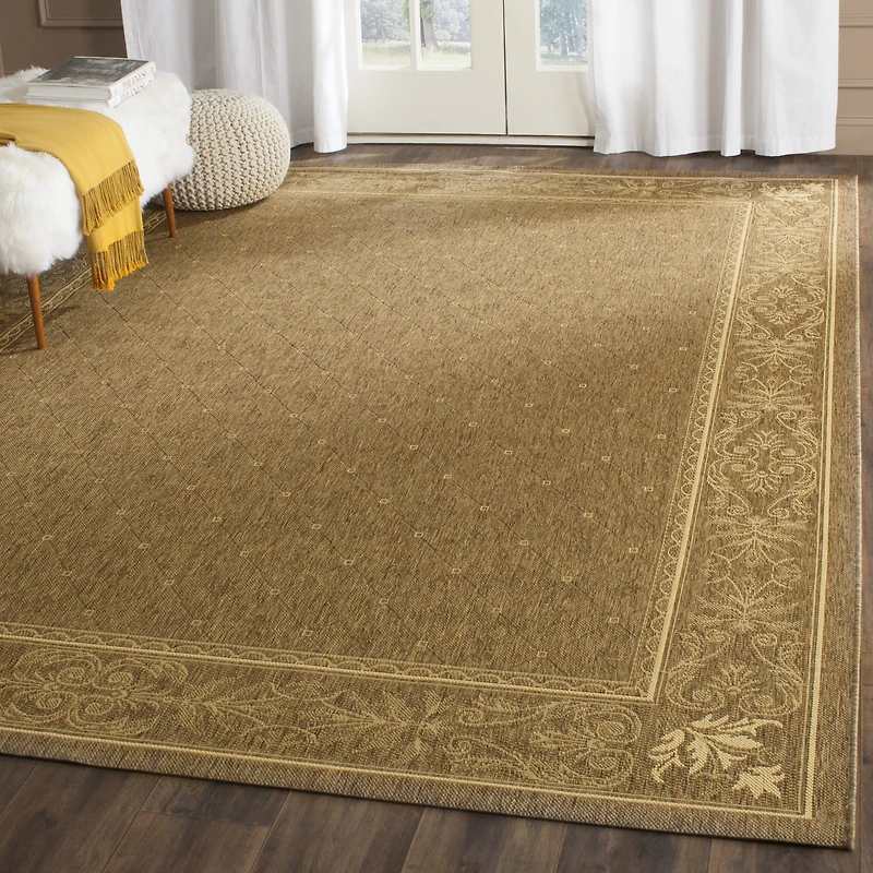 Safavieh Courtyard Collection Oakley Oriental Indoor/Outdoor Square Area Rug