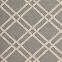 Safavieh Courtyard Collection Hannah Geometric Indoor/Outdoor Runner Rug
