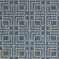 Safavieh Courtyard Collection Adelaide Geometric Indoor/Outdoor Square Area Rug