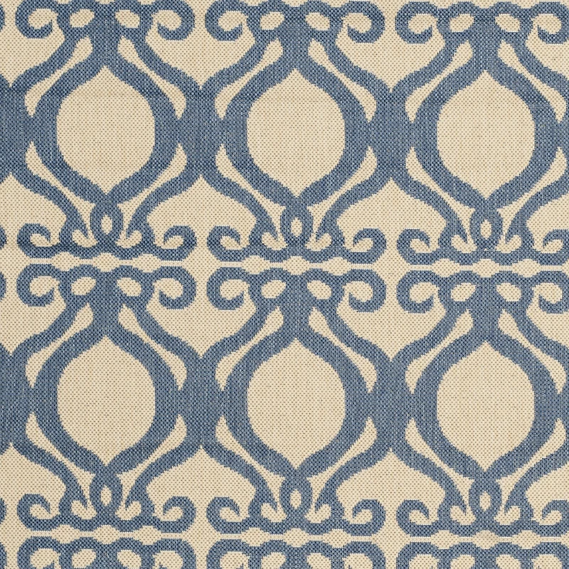 Safavieh Courtyard Collection Desi Geometric Indoor/Outdoor Area Rug