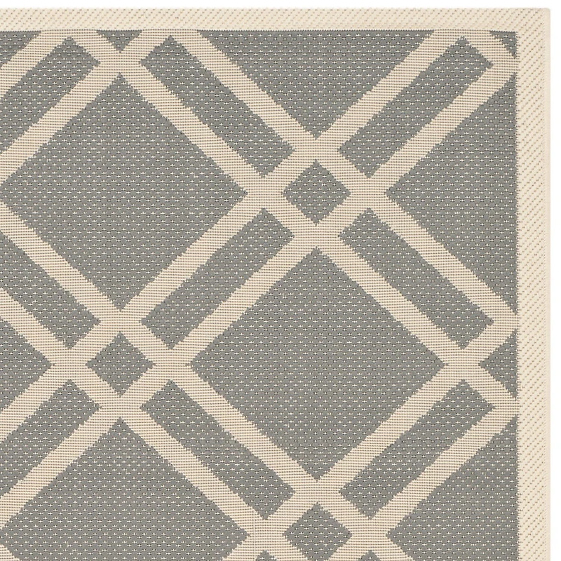 Safavieh Courtyard Collection Hannah Geometric Indoor/Outdoor Runner Rug