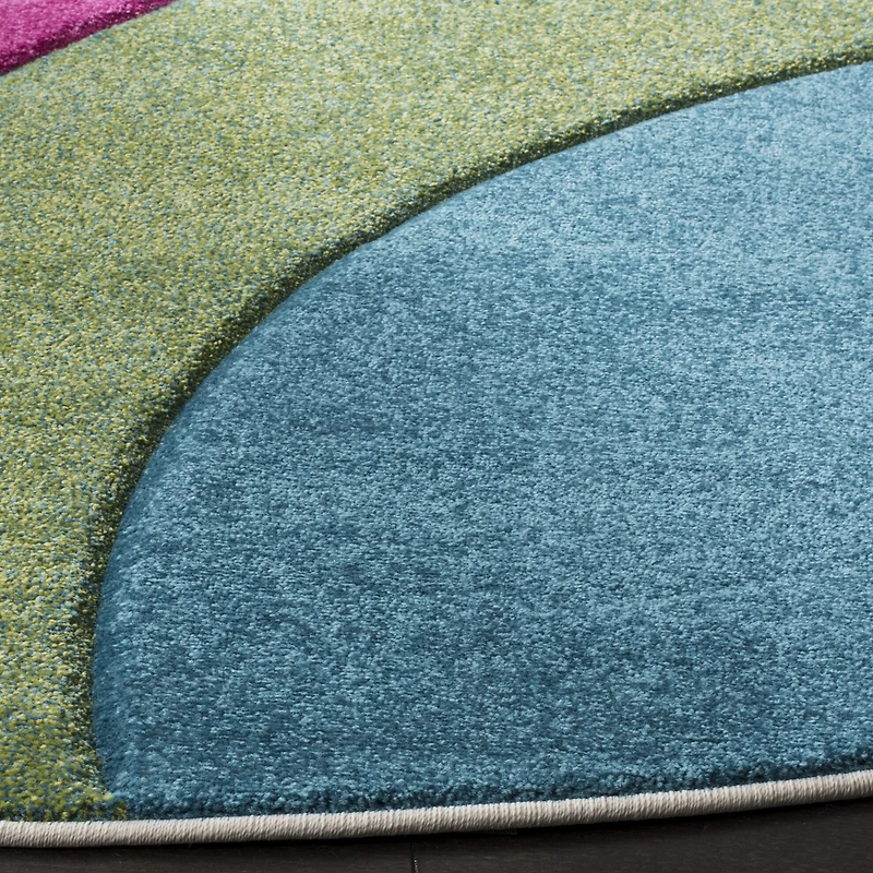 Safavieh Hollywood Collection Connie Abstract Round Area Rug