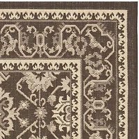 Safavieh Courtyard Collection Ilija Oriental Indoor/Outdoor Runner Rug