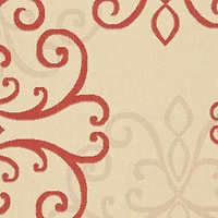 Safavieh Courtyard Collection Mortimer Floral Indoor/Outdoor Area Rug