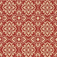 Safavieh Courtyard Collection Spots Oriental Indoor/Outdoor Runner Rug