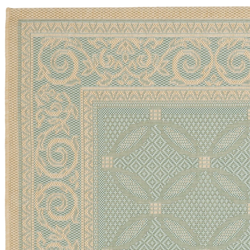 Safavieh Courtyard Collection Jennie Geometric Indoor/Outdoor Area Rug