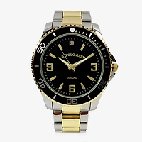 U.S. Polo Assn. Mens Two Tone Bracelet Watch Usc80642jc