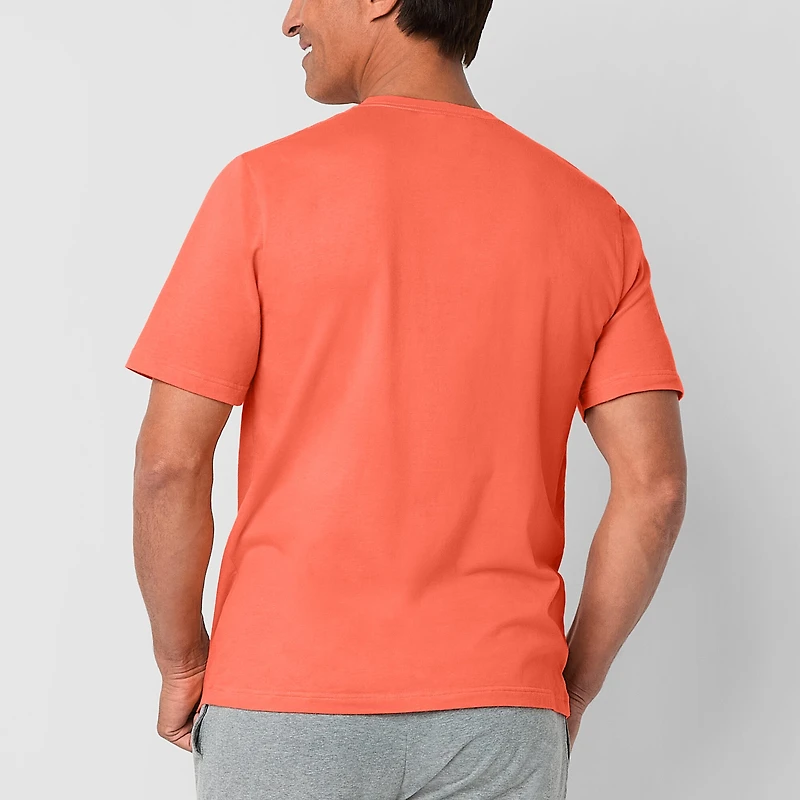 Stafford Mens Crew Neck Short Sleeve Big and Tall Pajama Top
