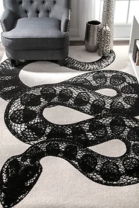 nuLoom Thomas Paul Power Loomed Serpent Rectangular Rug