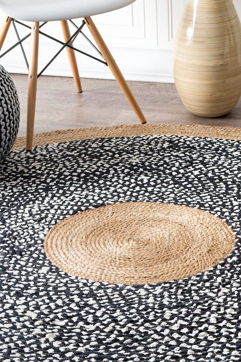 nuLoom Lesha Natural Fiber Round Rug