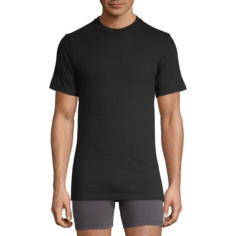 Stafford Heavyweight Mens 3 Pack Short Sleeve Crew Neck T-Shirt Extra Tall