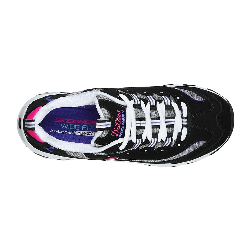 Skechers D'Lites Sparkling Rain Womens Walking Shoes