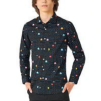 Opposuits Big Kid Boys Spread Collar Long Sleeve Pacman Dress Shirt