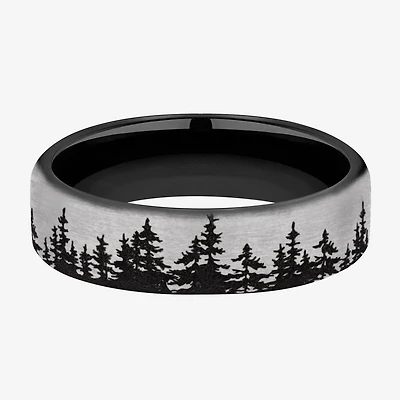 Mens 6.5MM Titanium Wedding Band