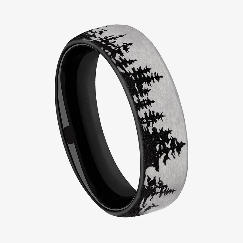 Mens 6.5MM Titanium Wedding Band