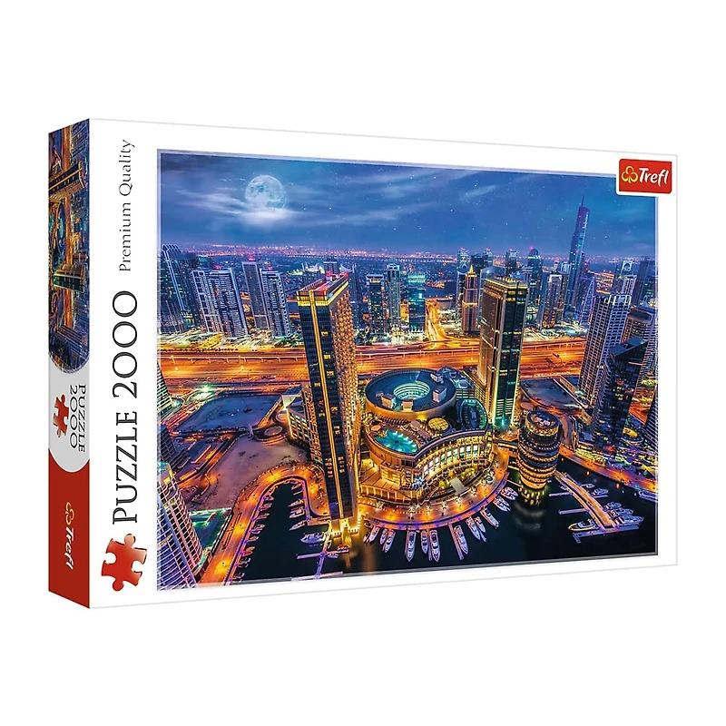 Trefl Puzzles - 2000 Piece Lights Of Dubai 2000-pc. Puzzle