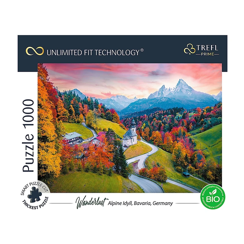 Trefl Puzzles - 1000 Piece Uft Bavaria Germany 1000-pc. Puzzle