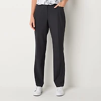Liz Claiborne Audra Womens Adaptive Easy-on + Easy-off Straight Mid Rise Trouser