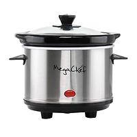 MegaChef 8-qt. Slow Cooker with Mini 0.6-qt. Warmer