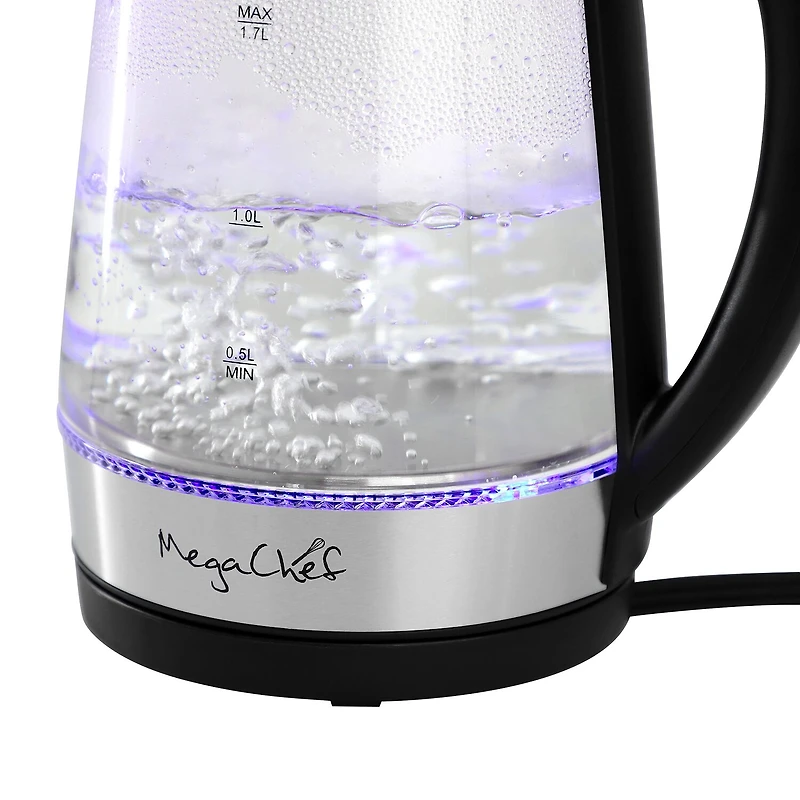 MegaChef 7-Cup Stainless Steel Electric Kettle