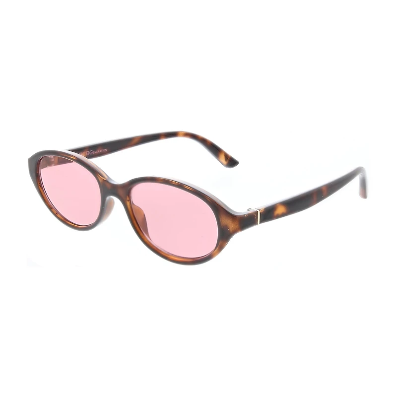 BCBGeneration Womens UV PROTECTION Oval Sunglasses