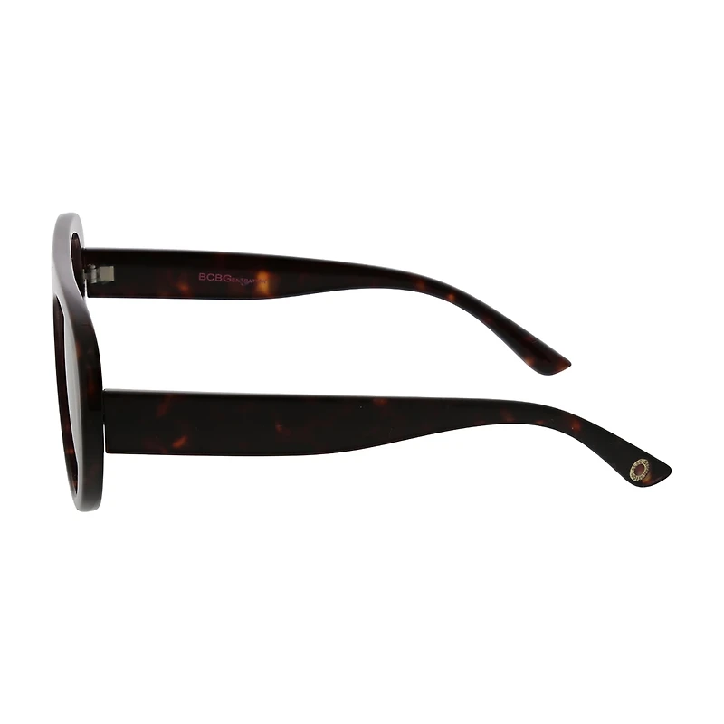BCBGeneration Oversized Plastic Womens UV PROTECTION Aviator Sunglasses