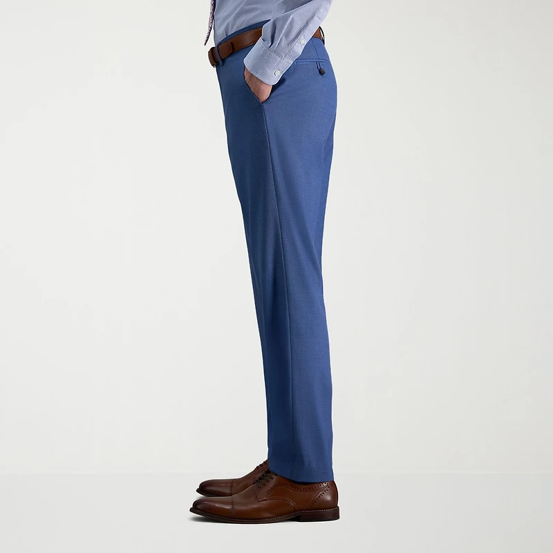 Haggar JMH 4 Way Stretch Mens Fabric Slim Fit Flat Front Suit Pant