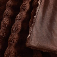 Brooklyn Loom Bubble Faux Fur Blanket