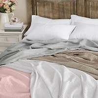 The Farmhouse By Rachel Ashwell Waffle Cotton Blanket
