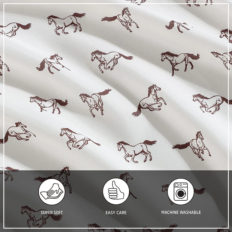 Wrangler Wild Horses Sheet Set